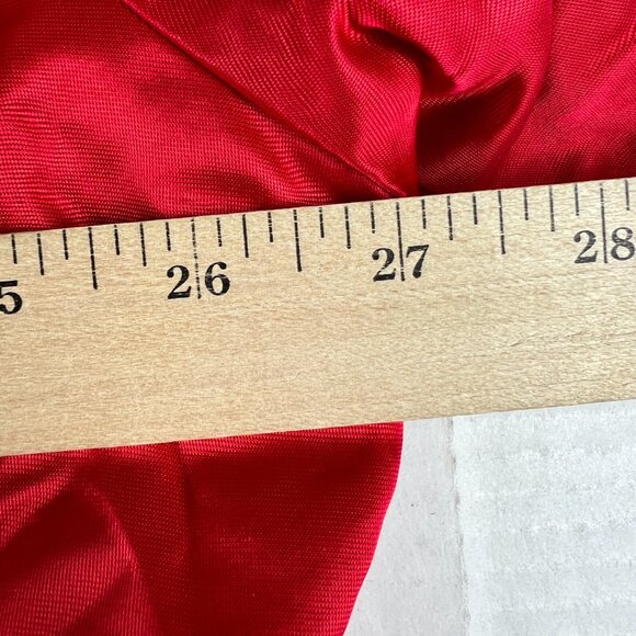 VTG 90s NBA Chicago Bulls Satin Jacket Adult Extra Large Red Snap Button Bomber - Picture 15 of 16